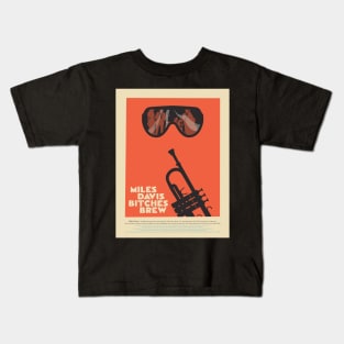 Miles Davis - Aesthetic Tribute to 'Bitches Brew Kids T-Shirt